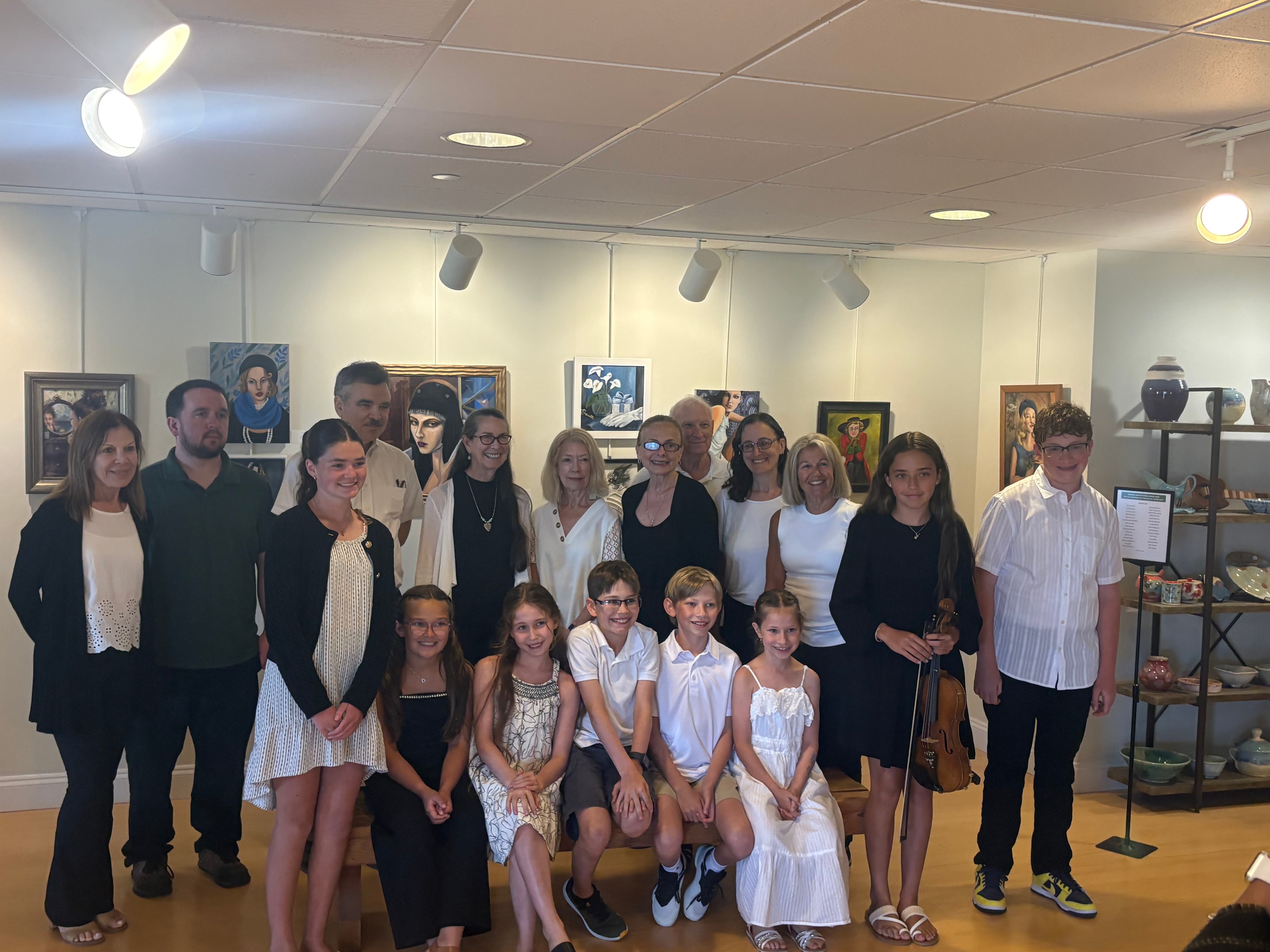 Students, families, and teachers gathered at the Ocean City Arts Center recital